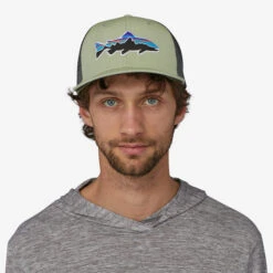 Patagonia Fitz Roy Trout Trucker Hat -The North Face 38288 SLVG AXL1