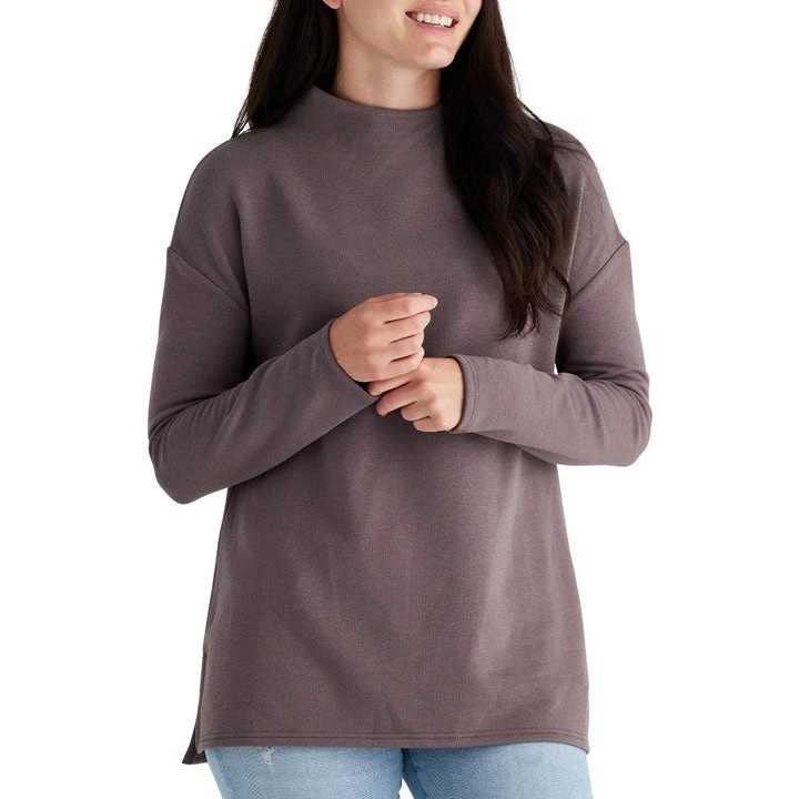 Freefly Bamboo Thermal Fleece Mockneck Womens 3 Freefly Bamboo Thermal Fleece Mockneck Womens