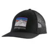 Patagonia Line Logo Ridge LoPro Trucker Hat 1 Patagonia Line Logo Ridge LoPro Trucker Hat -The North Face lopro blk